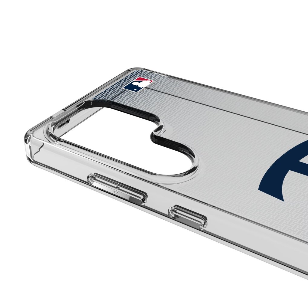 Minnesota Twins Linen Logo Galaxy Clear Case