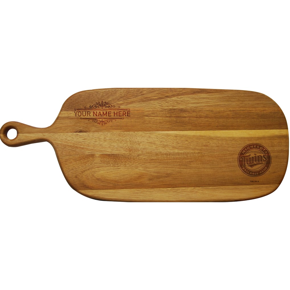 Minnesota Twins Personalized Acacia Paddle Serving Board