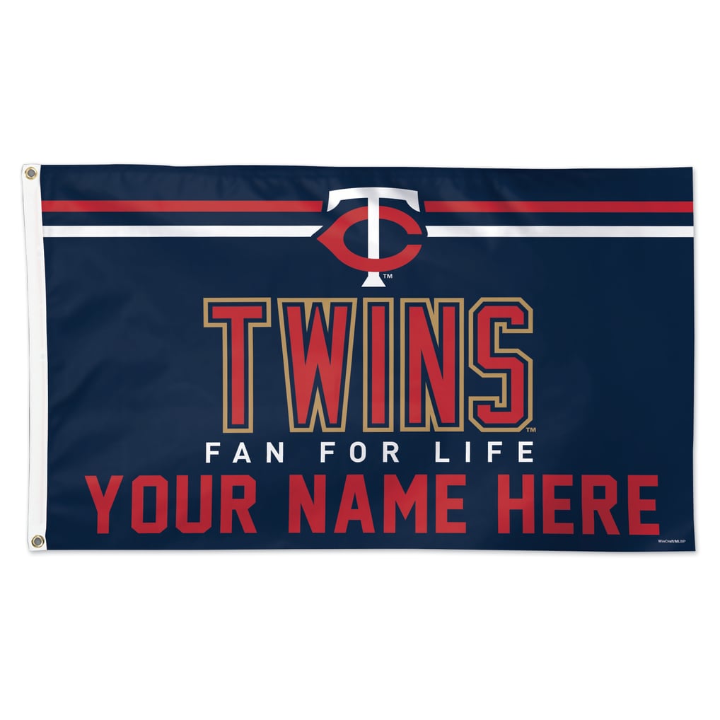 Minnesota Twins WinCraft 3' x 5' One-Sided Deluxe Personalized Flag