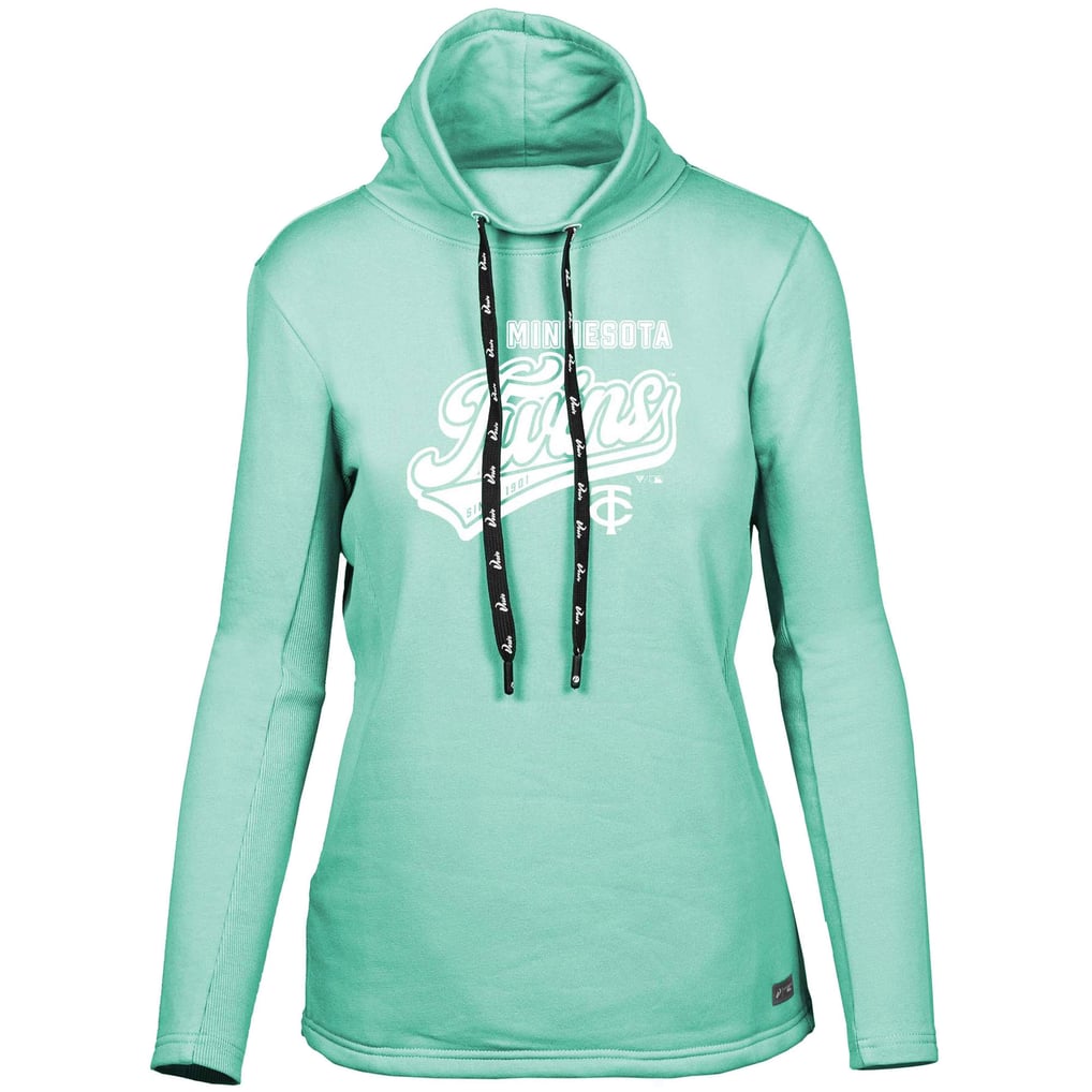 Minnesota Twins Levelwear Women's  Loop Sweep Pullover Sweatshirt - Mint