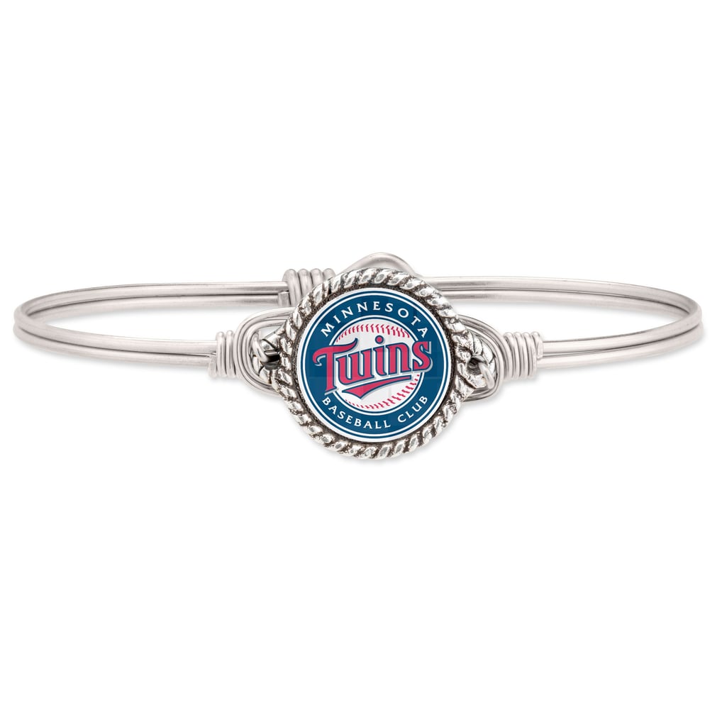 Minnesota Twins Luca + Danni Women's Bangle Bracelet - Silver