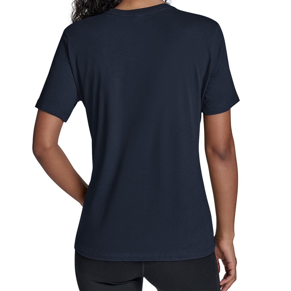  Minnesota Twins Starter Women's Groovy Script Team Fitted T-Shirt - Navy