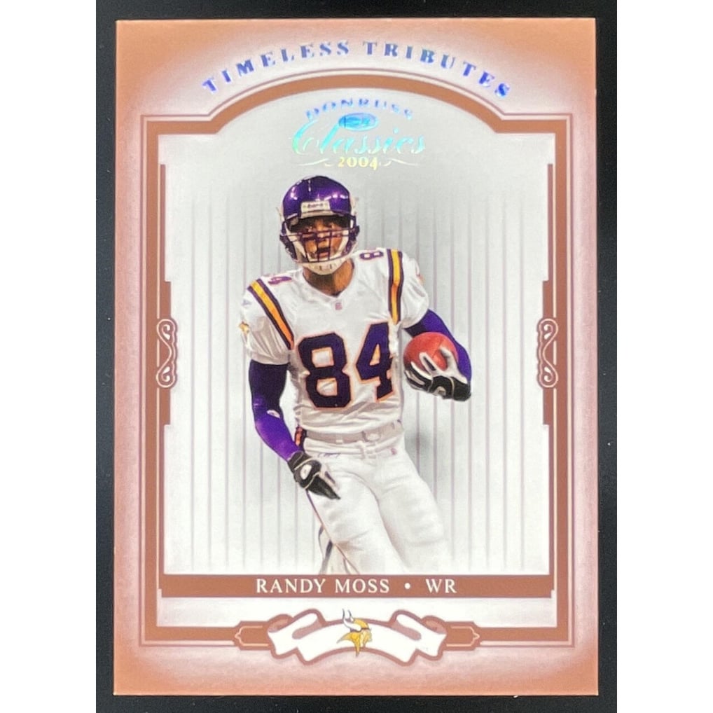 2004 Donruss Classics Timeless Tributes Red #53 Randy Moss /100