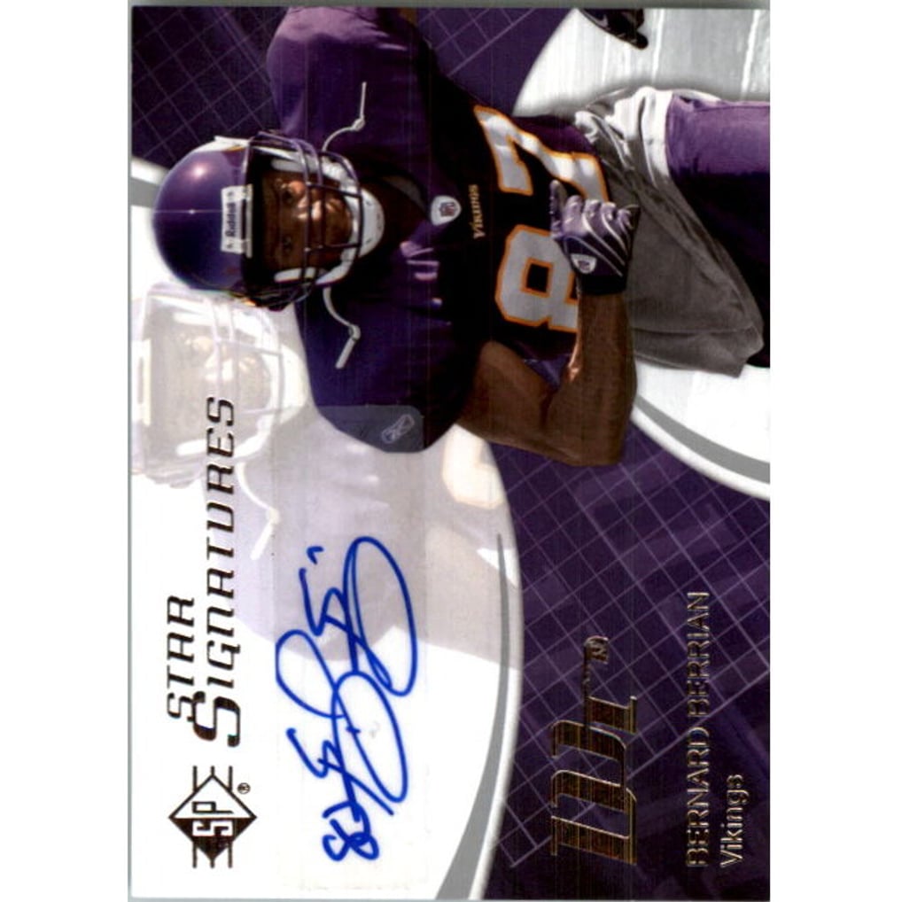 2008 SP Authentic SP Star Signatures #SPSS11 Bernard Berrian