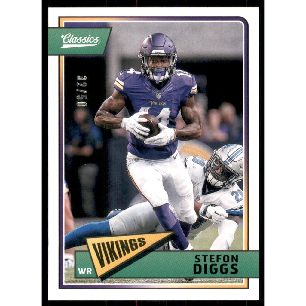 2018 Classics Blank Back #58 Stefon Diggs