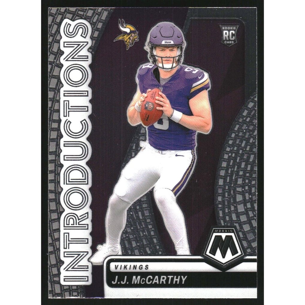 2024 Panini Mosaic Introductions #5 JJ McCarthy