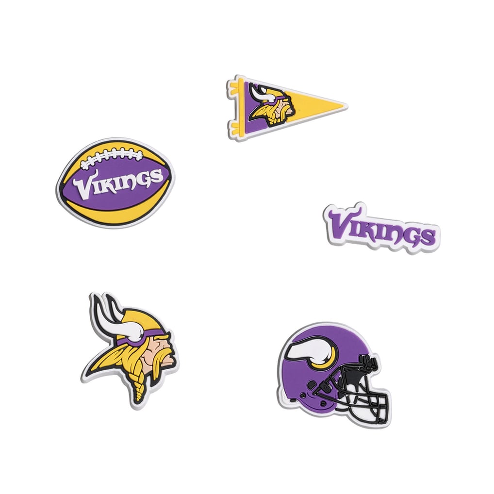 Minnesota Vikings FOCO Team Shoe Charms Five-Pack