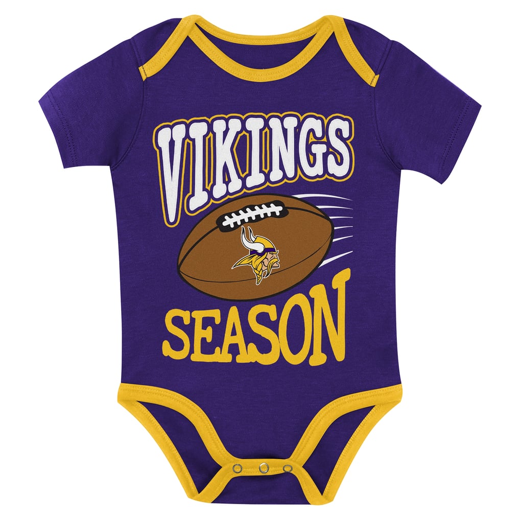  Minnesota Vikings Outerstuff Infant First Round Pick 3-Piece Bodysuit Set