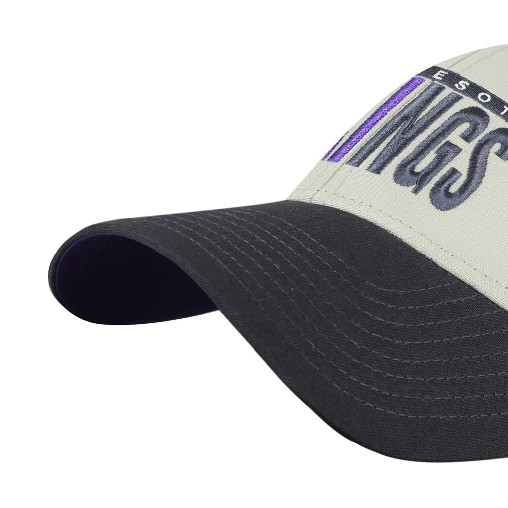  Minnesota Vikings '47 Half Block Text MVP Adjustable Hat - Gray/Black
