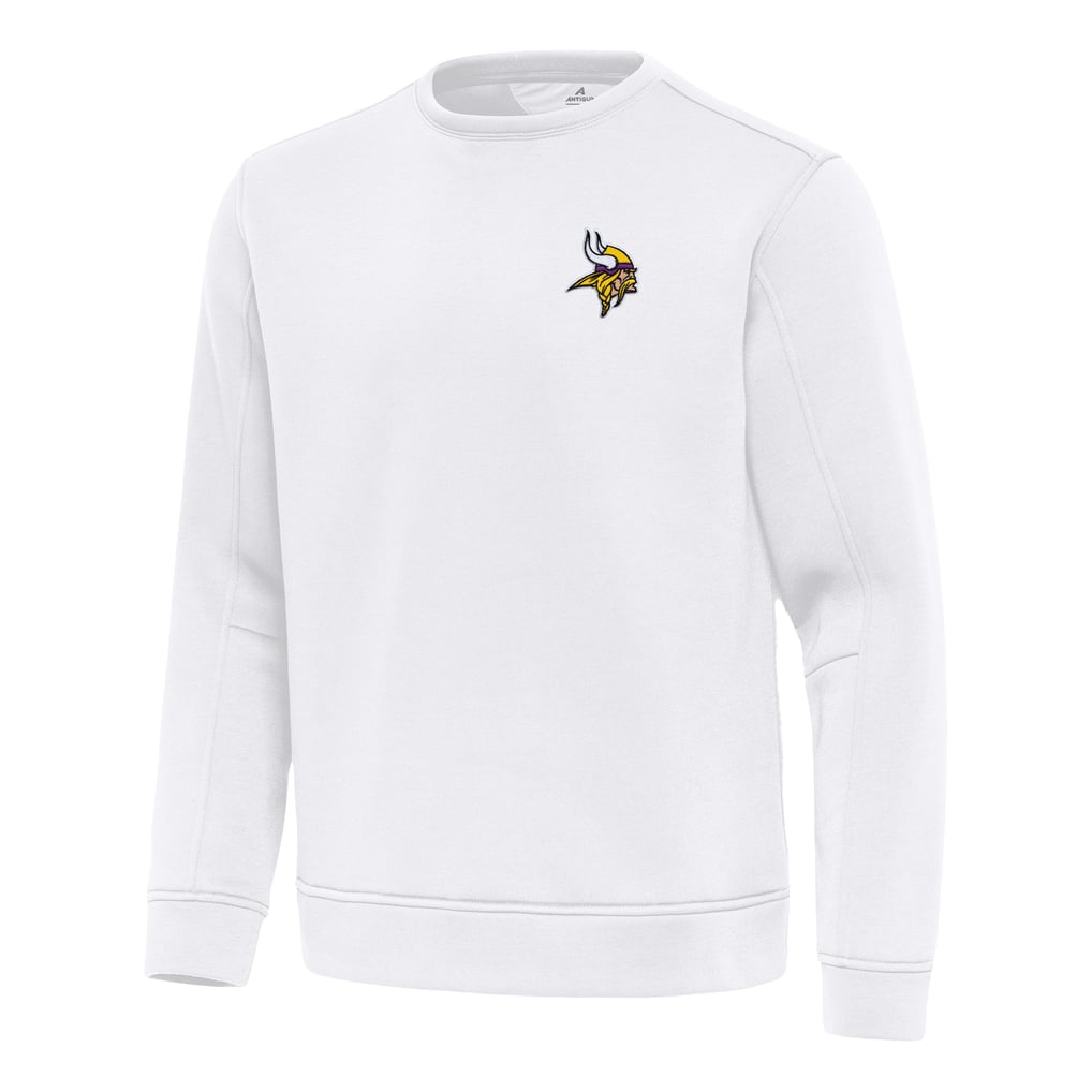 Minnesota Vikings Antigua Relevant Lightweight Pullover Sweatshirt - White