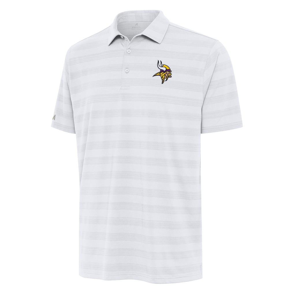 Minnesota Vikings Antigua  Tunnel Polo - White