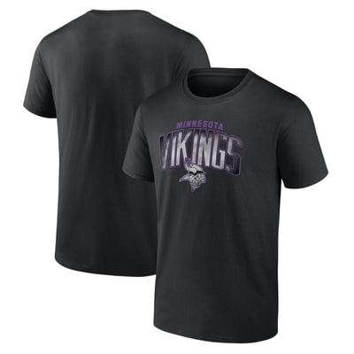 Minnesota Vikings Smoke Arch T-Shirt - Black