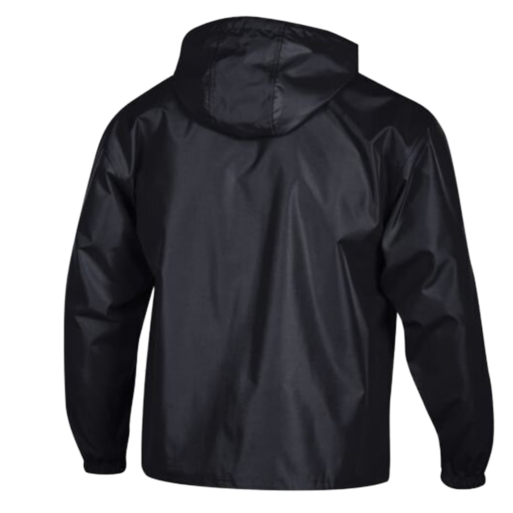 Minnesota Vikings Champion Packable Hooded Windbreaker Half-Zip Jacket - Black