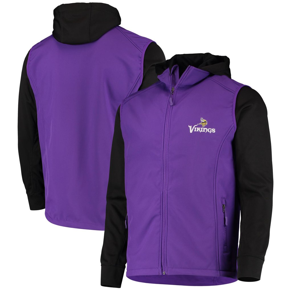 Minnesota Vikings Dunbrooke Alpha Full-Zip Jacket - Purple/Black