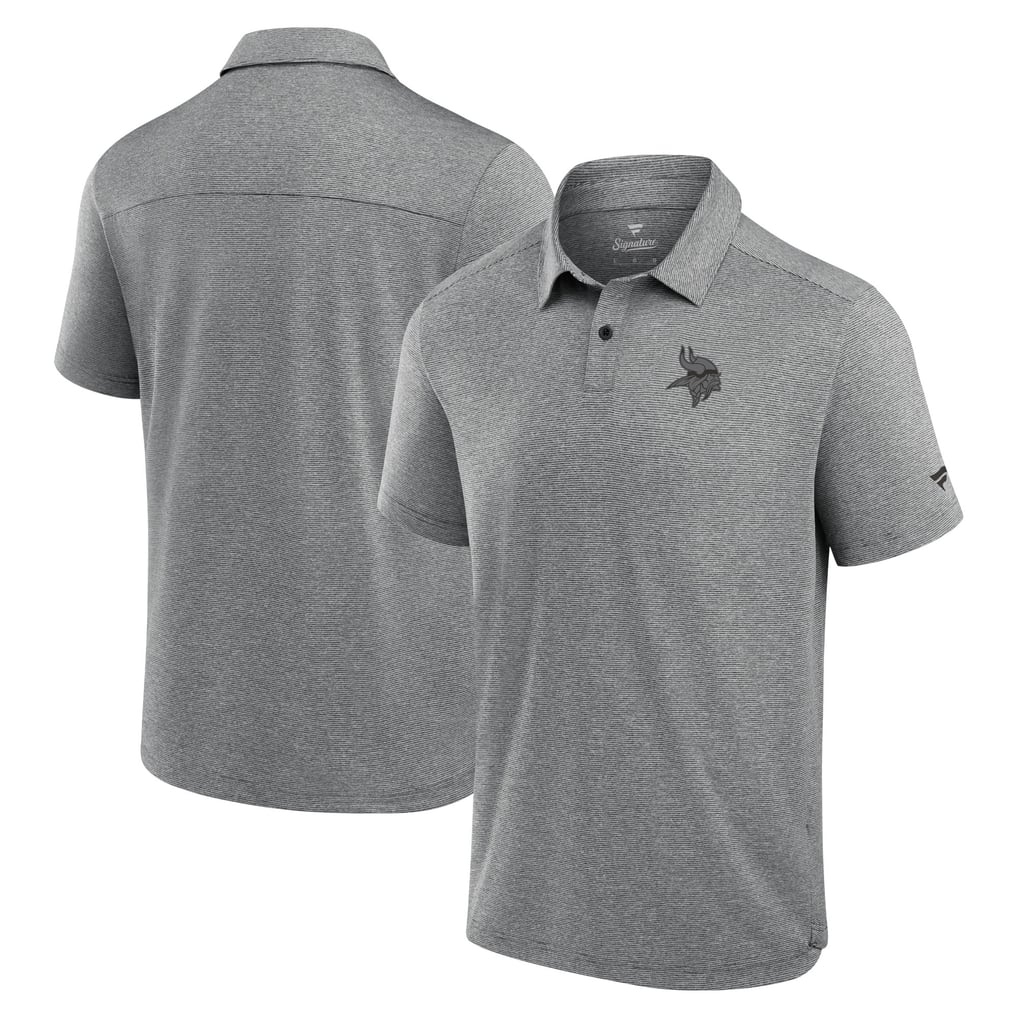 Minnesota Vikings Fanatics Front Office Tech Polo - Black