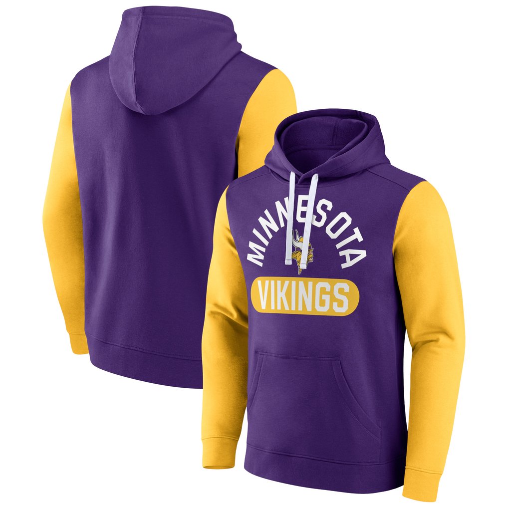 Minnesota Vikings Fanatics Extra Point Pullover Hoodie - Purple