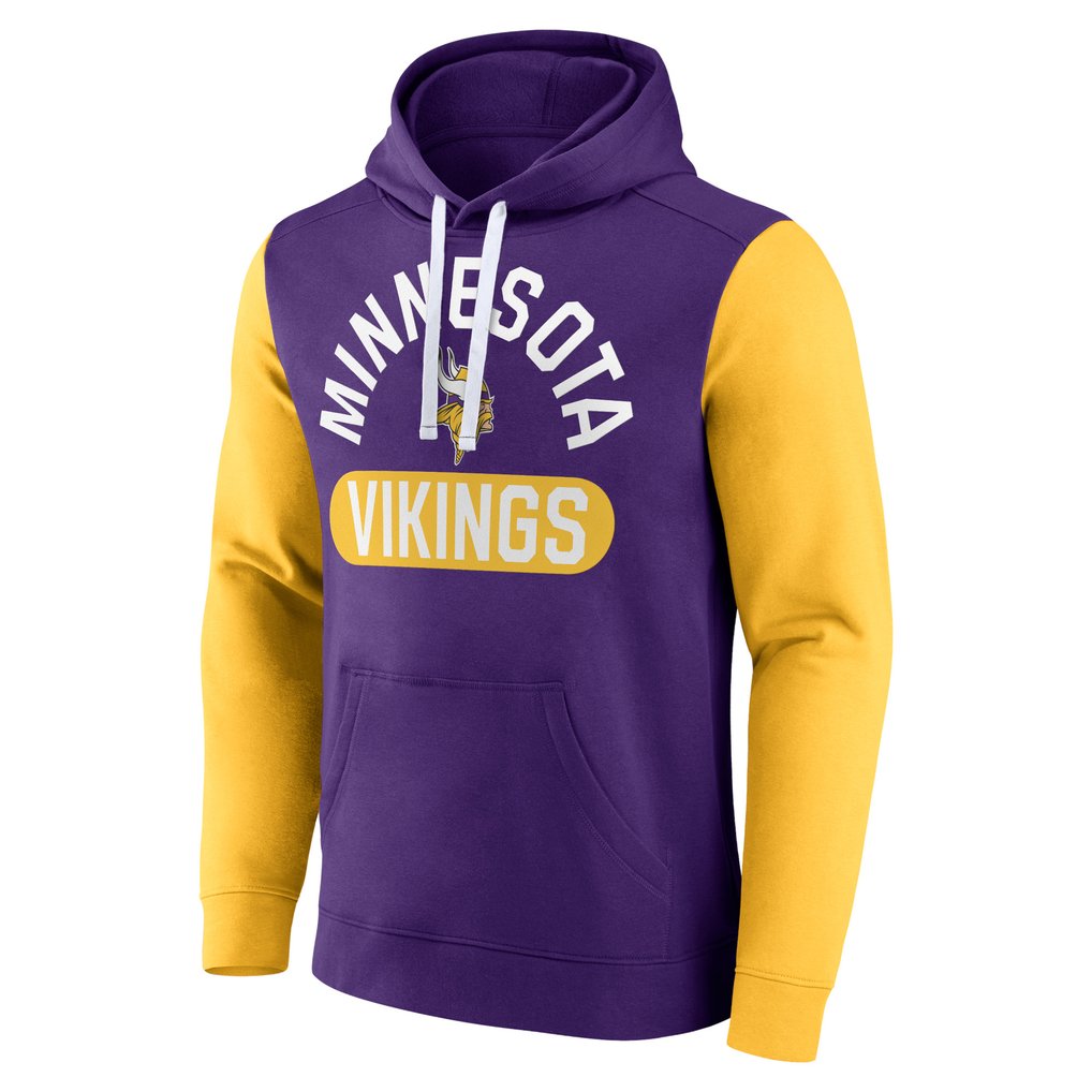 Minnesota Vikings Fanatics Extra Point Pullover Hoodie - Purple