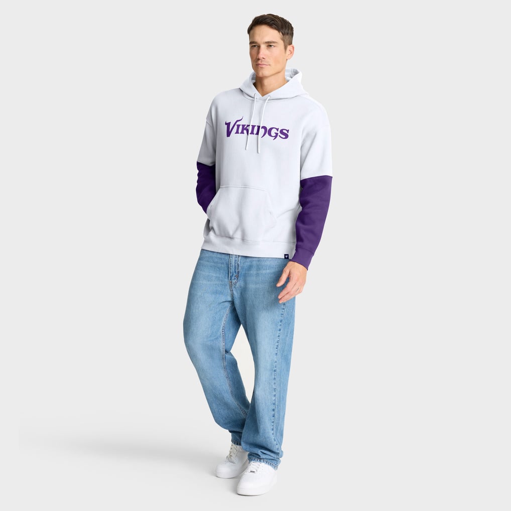 Minnesota Vikings Fanatics Helmet Alt Pullover Hoodie - White