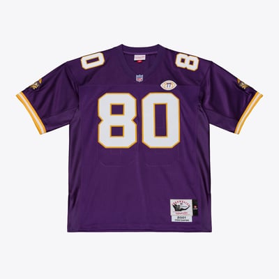 Cris Carter Minnesota Vikings Mitchell & Ness 2001 Authentic Throwback Jersey - Purple