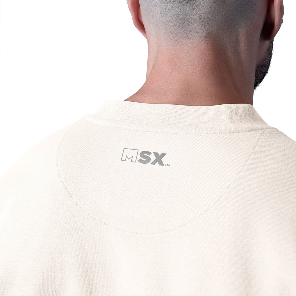 Minnesota Vikings MSX by Michael Strahan Whiteout Tri-Blend Sweatshirt - White