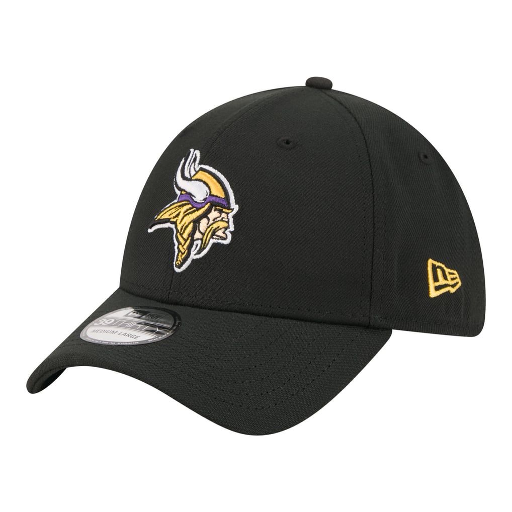  Minnesota Vikings New Era Core Team 39THIRTY Flex Hat - Black