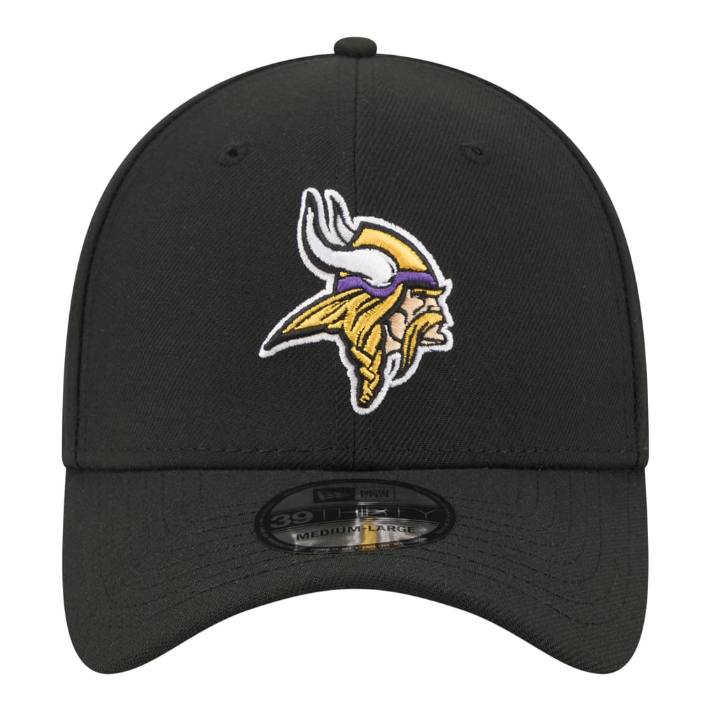  Minnesota Vikings New Era Core Team 39THIRTY Flex Hat - Black