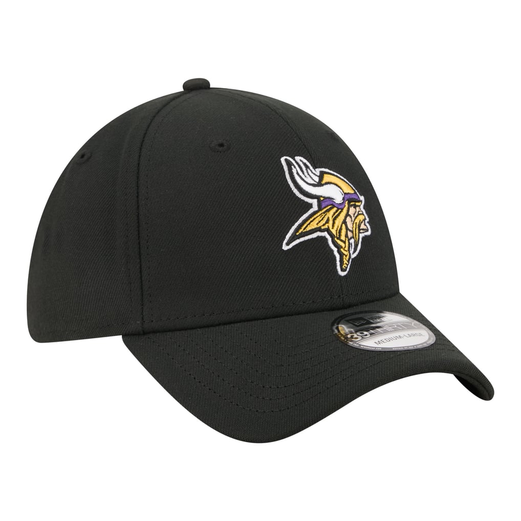  Minnesota Vikings New Era Core Team 39THIRTY Flex Hat - Black