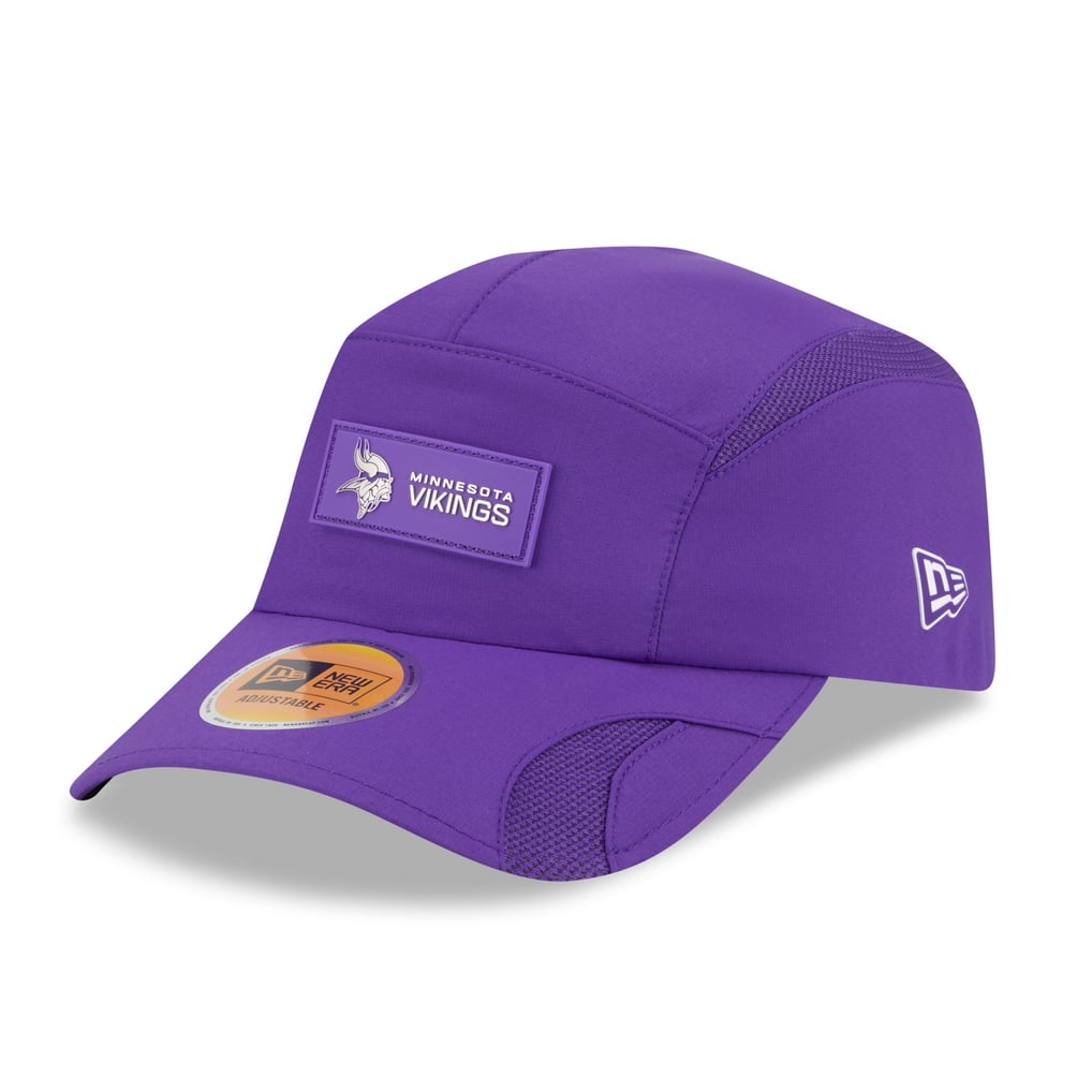 Minnesota Vikings New Era 2025 Sideline  Runner Adjustable Hat - Purple