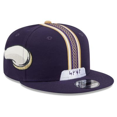 Minnesota Vikings New Era 2026 Rivalries Collection Fan Pack Helmet 9FIFTY Snapback Hat - Purple