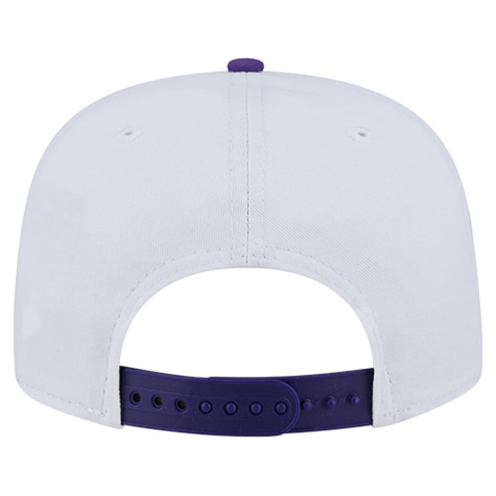  Minnesota Vikings New Era Argyle 19TWENTY Adjustable Hat - White