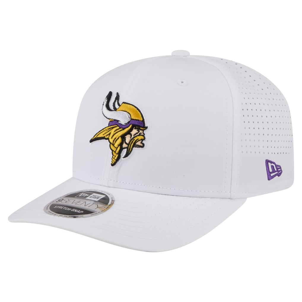 Minnesota Vikings New Era Name Plate 9SEVENTY Adjustable Hat - White