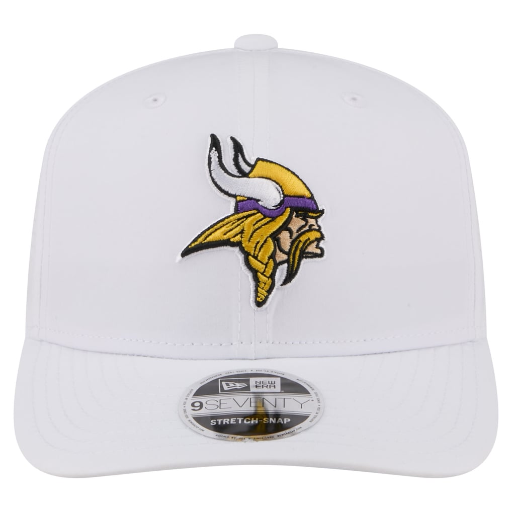 Minnesota Vikings New Era Name Plate 9SEVENTY Adjustable Hat - White
