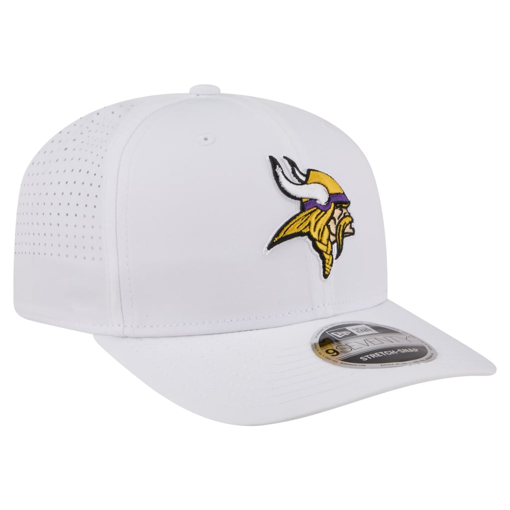 Minnesota Vikings New Era Name Plate 9SEVENTY Adjustable Hat - White