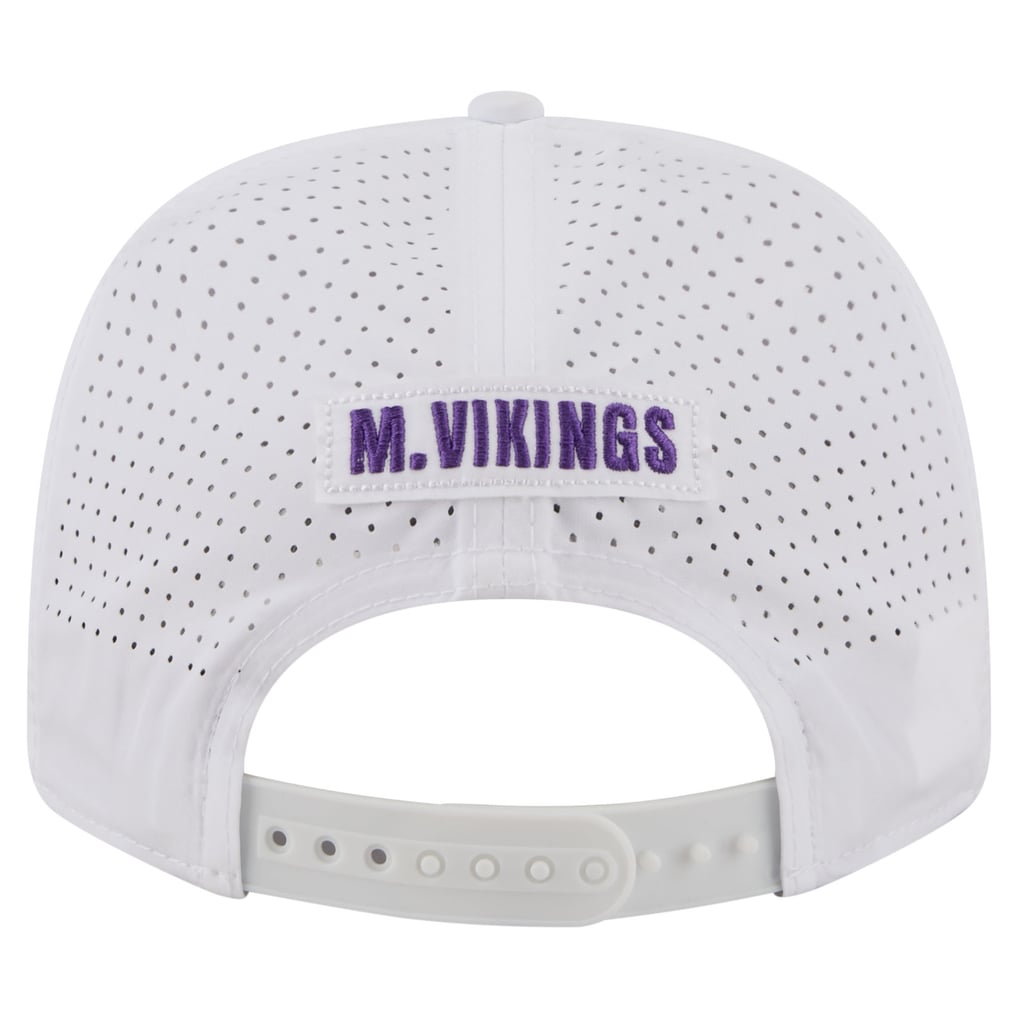 Minnesota Vikings New Era Name Plate 9SEVENTY Adjustable Hat - White