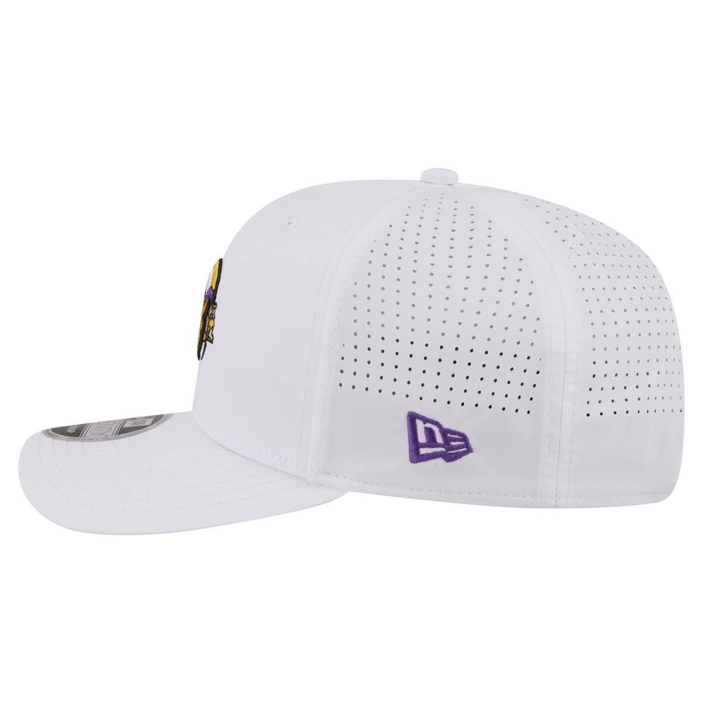 Minnesota Vikings New Era Name Plate 9SEVENTY Adjustable Hat - White