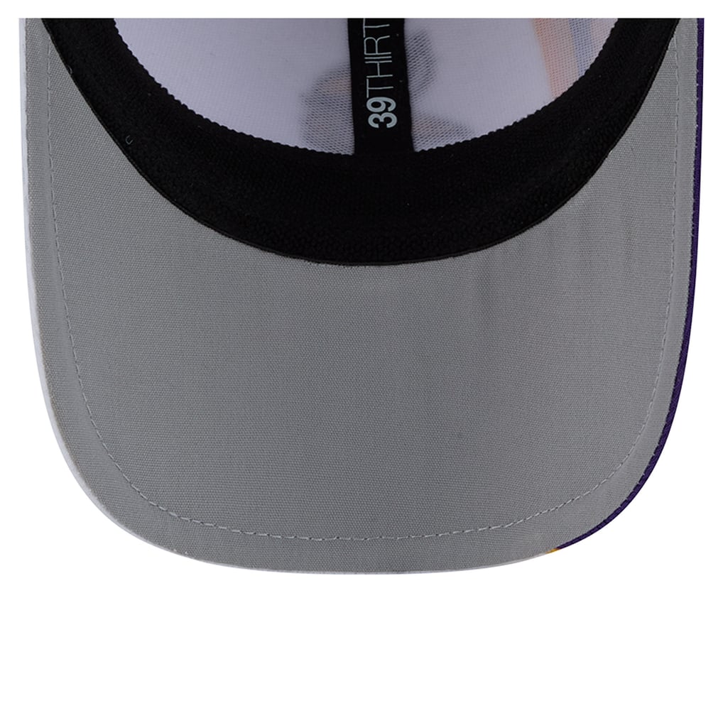 Minnesota Vikings New Era Dash 39THIRTY M-Crown Flex Hat - White/Purple