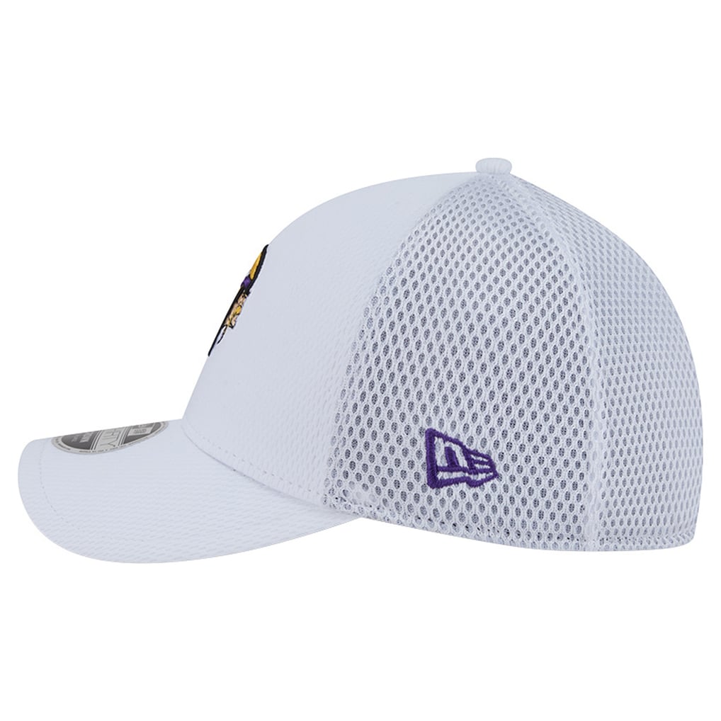 Minnesota Vikings New Era Dash 39THIRTY M-Crown Flex Hat - White/Purple