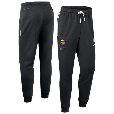 Minnesota Vikings Nike Sideline Standard Issue Touchback Kick Dri-FIT Taper Pants - Black