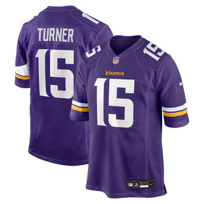 Dallas Turner Minnesota Vikings Nike  Player Game Jersey - Purple