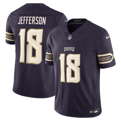Justin Jefferson Minnesota Vikings Nike 2026 Rivalries Collection Stitched Limited Jersey - Purple