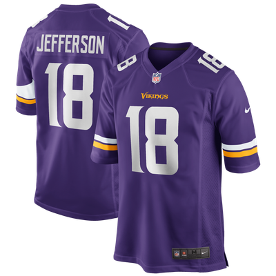 Justin Jefferson Minnesota Vikings Nike Player Game Jersey - Purple