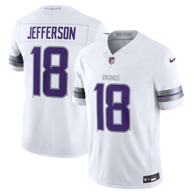 Justin Jefferson Minnesota Vikings Nike Alternate Vapor F.U.S.E. Stitched Limited Jersey - White