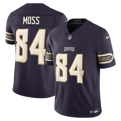 Randy Moss Minnesota Vikings Nike 2026 Rivalries Collection Stitched Limited Jersey - Purple