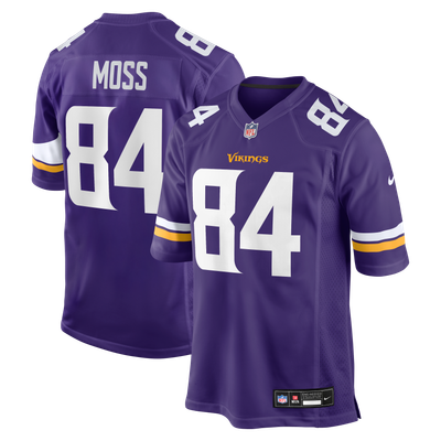 Randy Moss Minnesota Vikings Nike Game Retired Player Jersey - Purple
