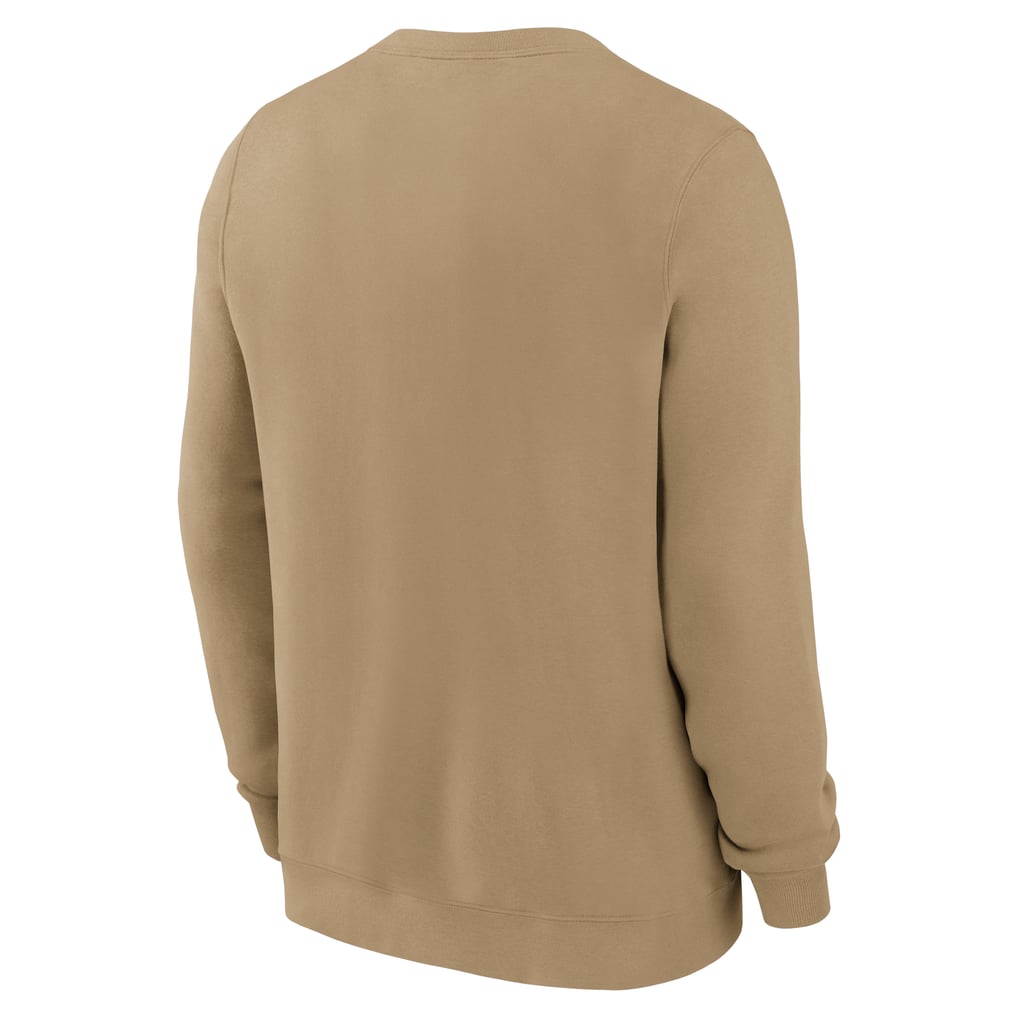 Minnesota Vikings Nike Swing Pass Rewind Club Pullover Sweatshirt - Tan