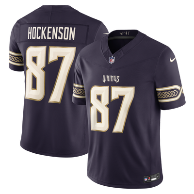 T.J. Hockenson Minnesota Vikings Nike 2026 Rivalries Collection Stitched Limited Jersey - Purple