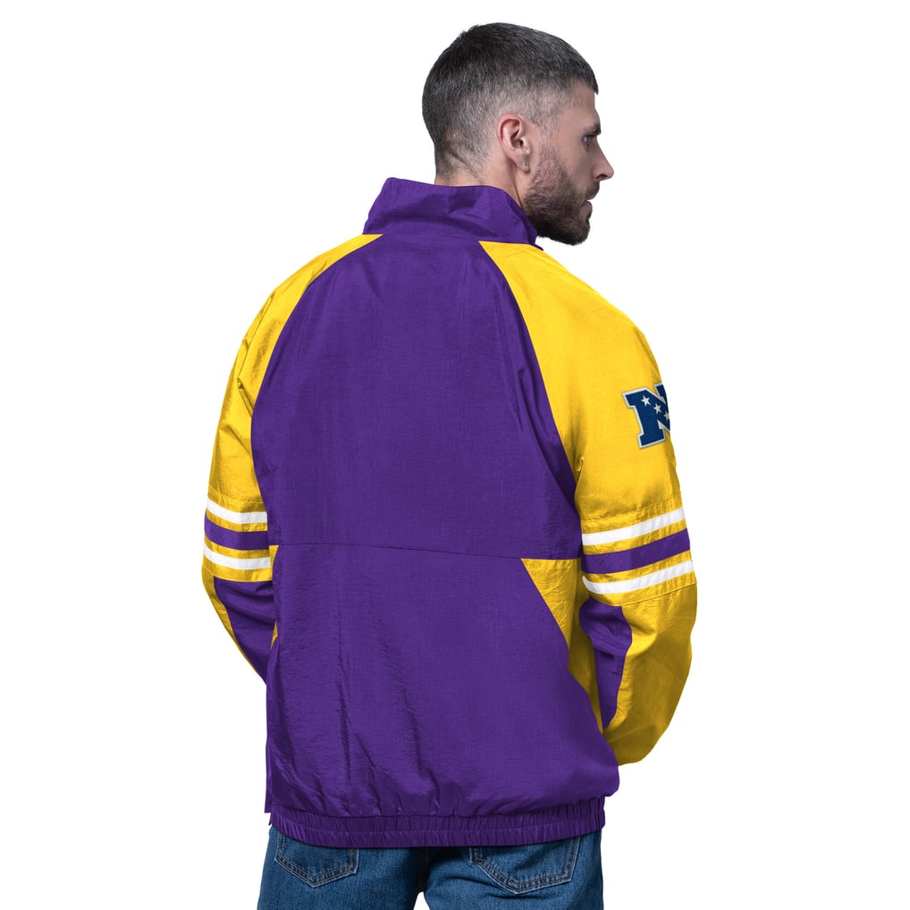 Minnesota Vikings Starter Prospect Half-Zip Pullover - Purple