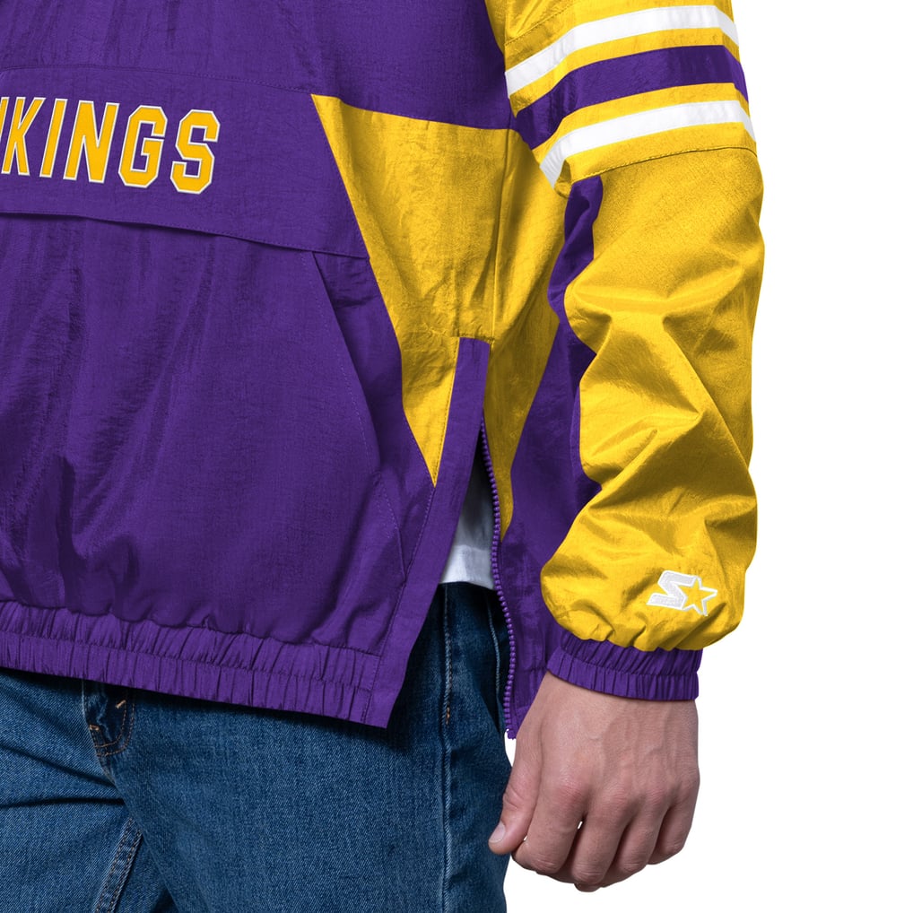 Minnesota Vikings Starter Prospect Half-Zip Pullover - Purple