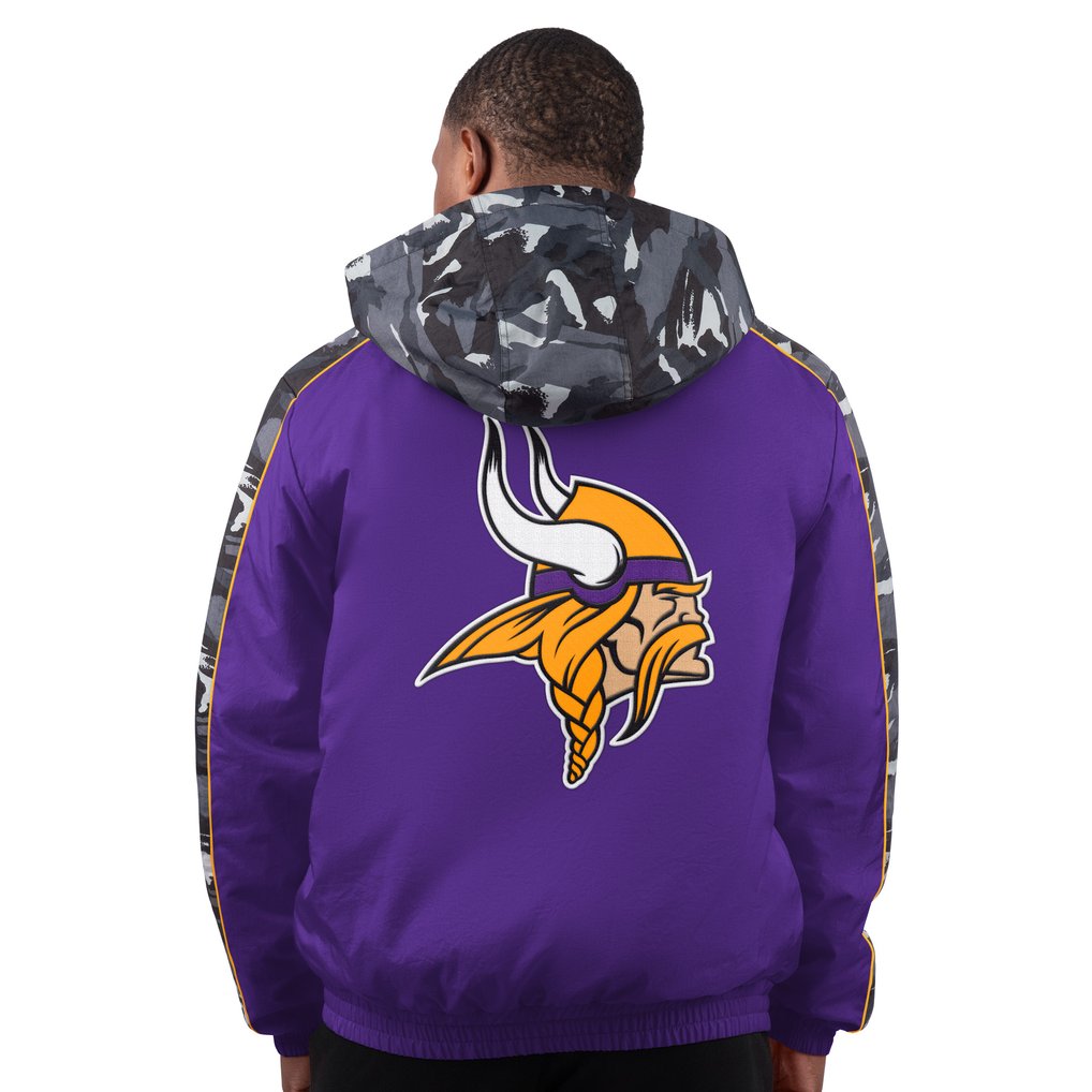  Minnesota Vikings Starter Thursday Night Gridiron Full-Zip Jacket - Purple