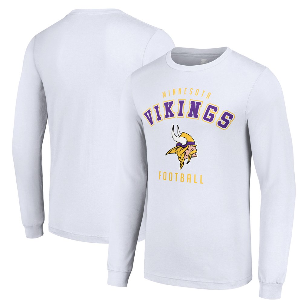 Minnesota Vikings Starter Long Sleeve T-Shirt - White